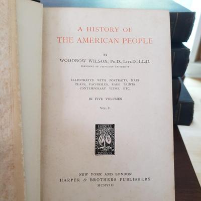 Woodrow Wilson’s History of the American People Volume 1-5 (LR-KD)