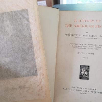 Woodrow Wilson’s History of the American People Volume 1-5 (LR-KD)