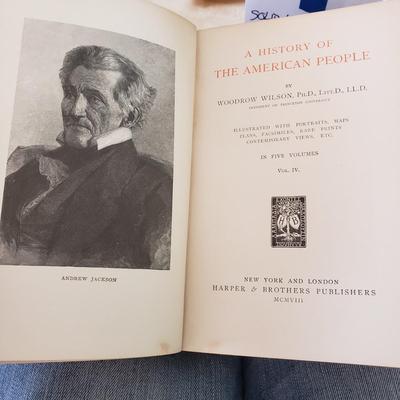 Woodrow Wilson’s History of the American People Volume 1-5 (LR-KD)