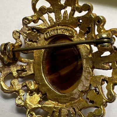 Florenza cameo brooch