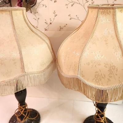 Lot #369 Pair of Nice Decorator Table Lamps