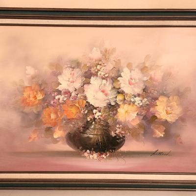 Lot #379 Original Oil Painting - Floral Arrangment