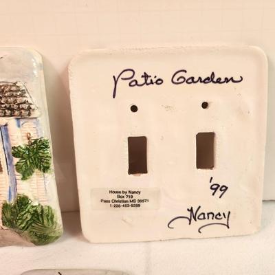 Lot #384 New Orleans themed Light Switch covers by Local Artist - 1999-2001