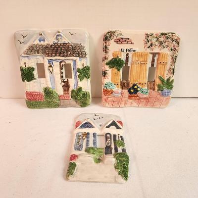 Lot #384 New Orleans themed Light Switch covers by Local Artist - 1999-2001