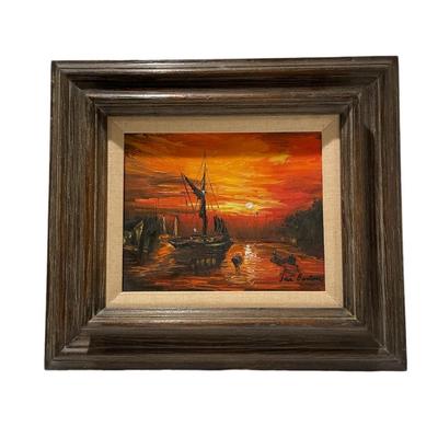 Boat Painting