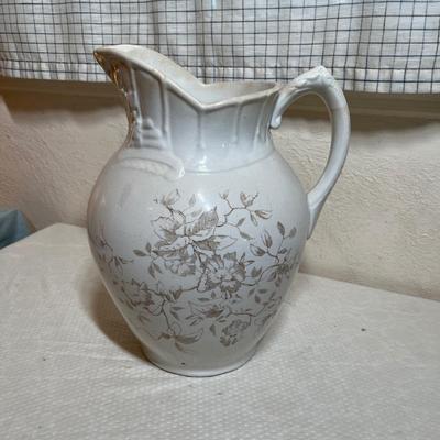 Lot 327 Ironstone Pitcher