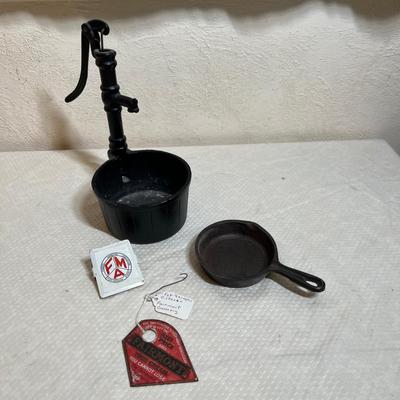 Lot 330 Cast Iron items