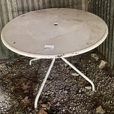 Metal Patio Table