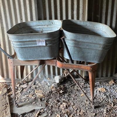 Vintage Wash Tubs