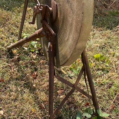 Blacksmith Grinding Wheel With Seat
