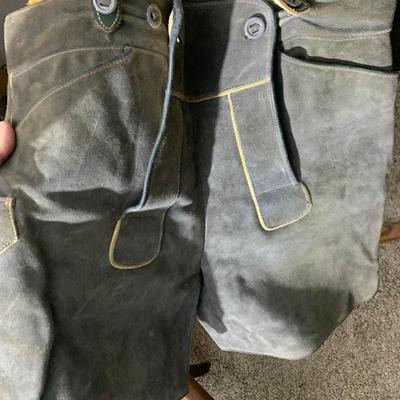 Four Pair Vintage German Lederhosen