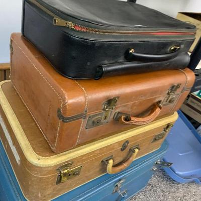 Stack of Vintage Luggage