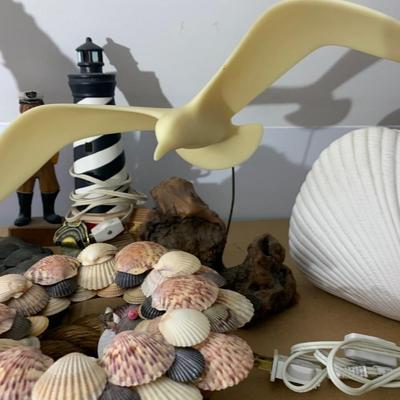 Nautical Collectibles / Lamps / Decor Lot