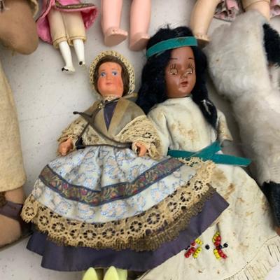Huge Vintage Dolls Lot From Around The World