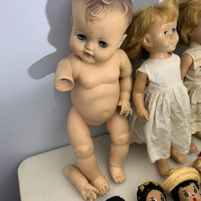 Huge Vintage Dolls Lot From Around The World