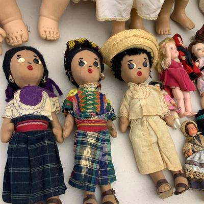 Huge Vintage Dolls Lot From Around The World