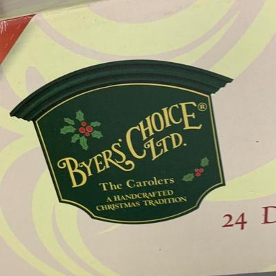 Byers Choice Santa’s Sleigh Advent Calendar In Box