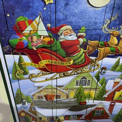 Byers Choice Santa’s Sleigh Advent Calendar In Box