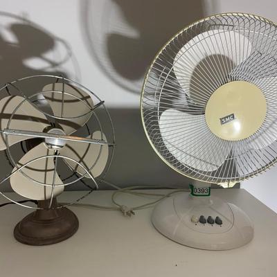 Oscillating Fans Lot - Vintage & Modern