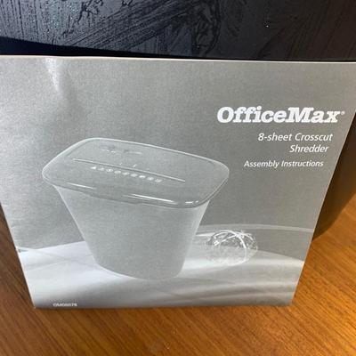 Office Max Paper Shreddar
