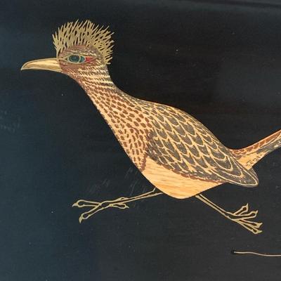 Couroc Trays Lot - Pheasant Roadrunner