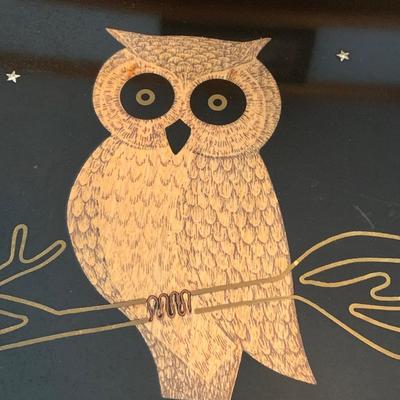 Couroc Trays Lot - Owls