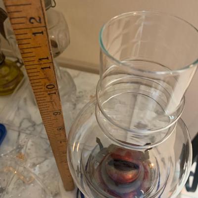 Vintage Oil Lamp Lot w/ Oil Refills