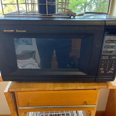 Microwave and cart