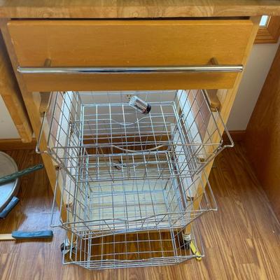 Microwave and cart