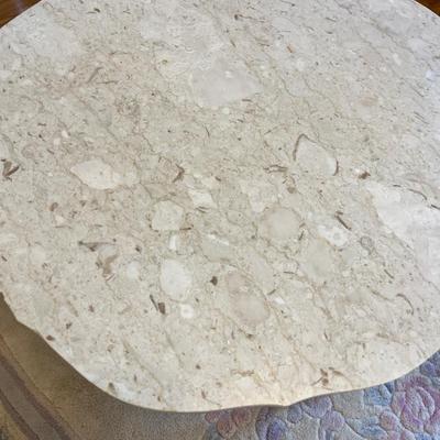 Vintage marble top coffee table