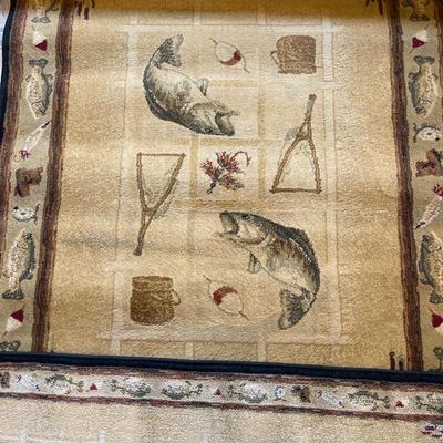 Fish rugs: Two 4x6 rugs & three 2x8 runners