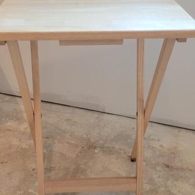 Fold up table, magnifier TV tray