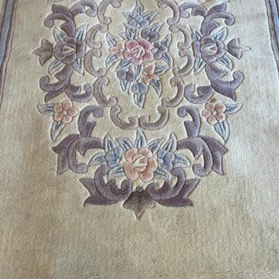 Two hand tufted, Chinese rug size 5 x 8