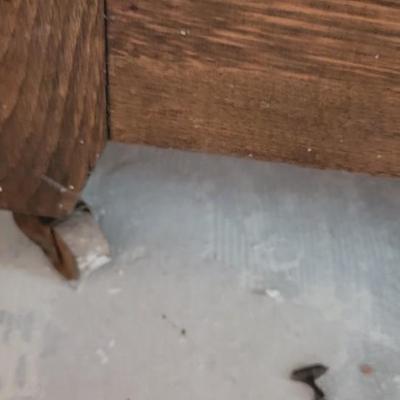 Vintage wash stand with pitcher and bowl