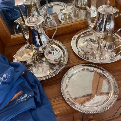 Oneida & Paul Revere coffee service sets