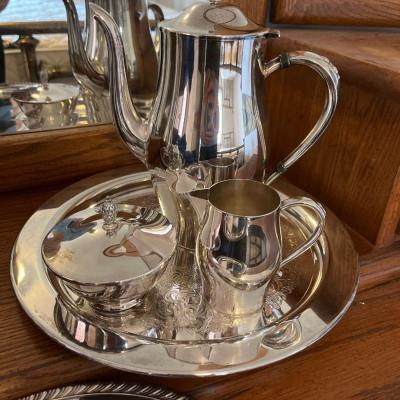 Oneida & Paul Revere coffee service sets