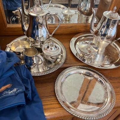 Oneida & Paul Revere coffee service sets