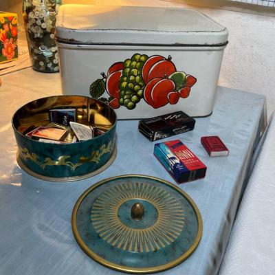 Lot 333 Fruit Bread box & other