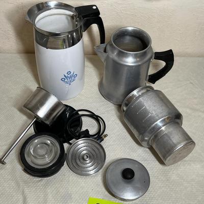 Lot 337 Vintage coffee pots