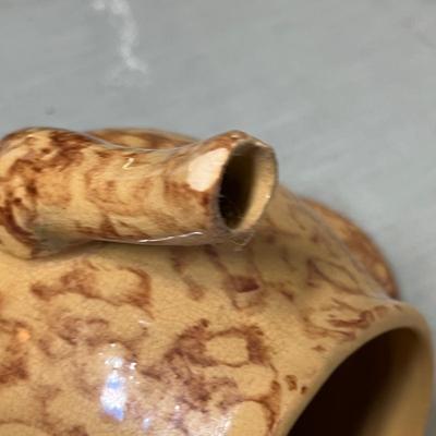 Lot 339 Antique Spongeware Teapot