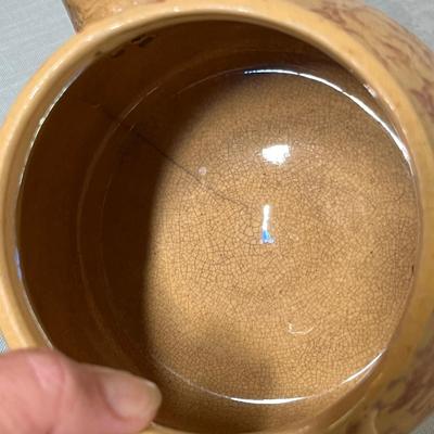 Lot 339 Antique Spongeware Teapot