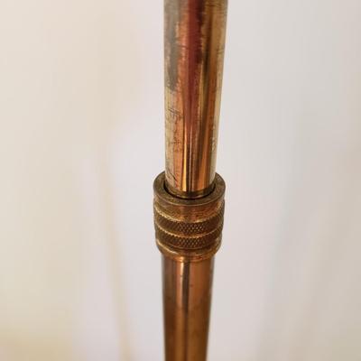 Two Adjustable Brass Floor Lamps (LLR-KD)