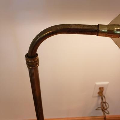 Two Adjustable Brass Floor Lamps (LLR-KD)