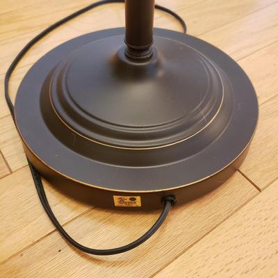 Brown Metal Torchiere Floor Lamp (LLR-KD)