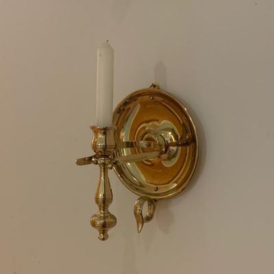 Mystic Seaport Brass Ship Candle Sconces (LLR-KD)