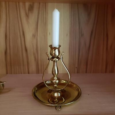 Mystic Seaport Brass Ship Candle Sconces (LLR-KD)