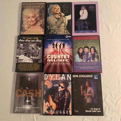 Concert DVDs & Daewoo DVD/VHS player with Remote (LLR-KD)