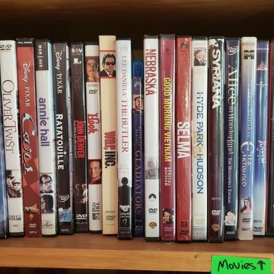 100+ DVDs: Documentaries, Movies and TV Shows (LLR-KD)