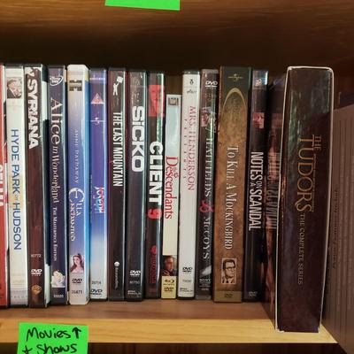 100+ DVDs: Documentaries, Movies and TV Shows (LLR-KD)
