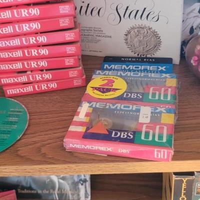 Bookshelf with contents